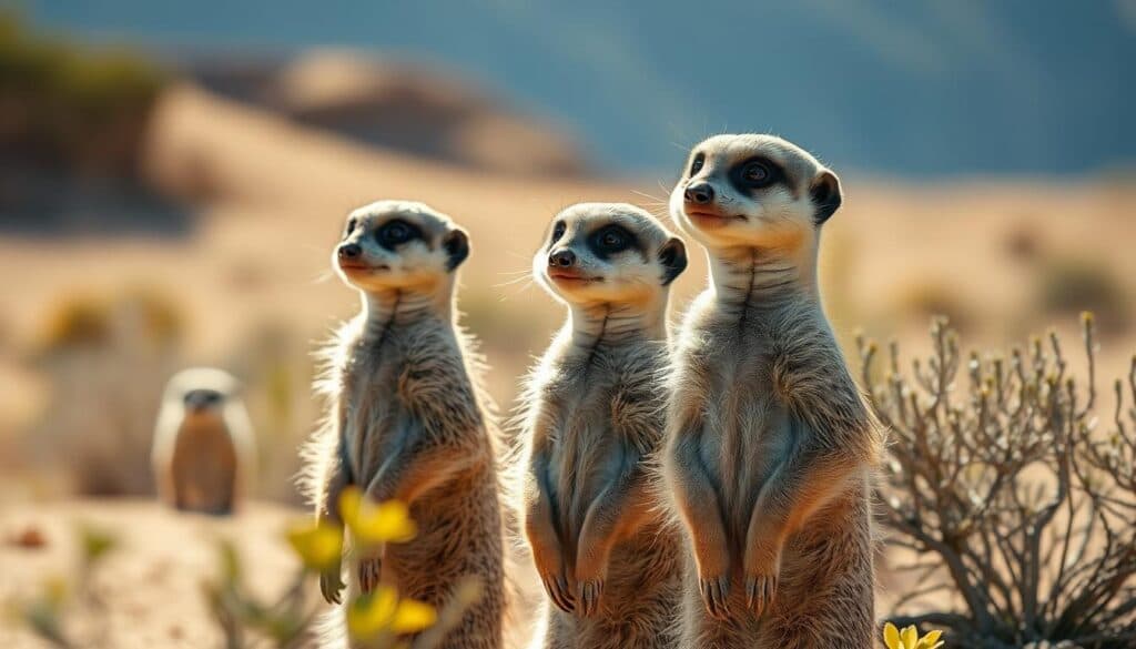 Erdmännchen Schutz in freier Wildbahn Erdmännchen Schutz in freier Wildbahn