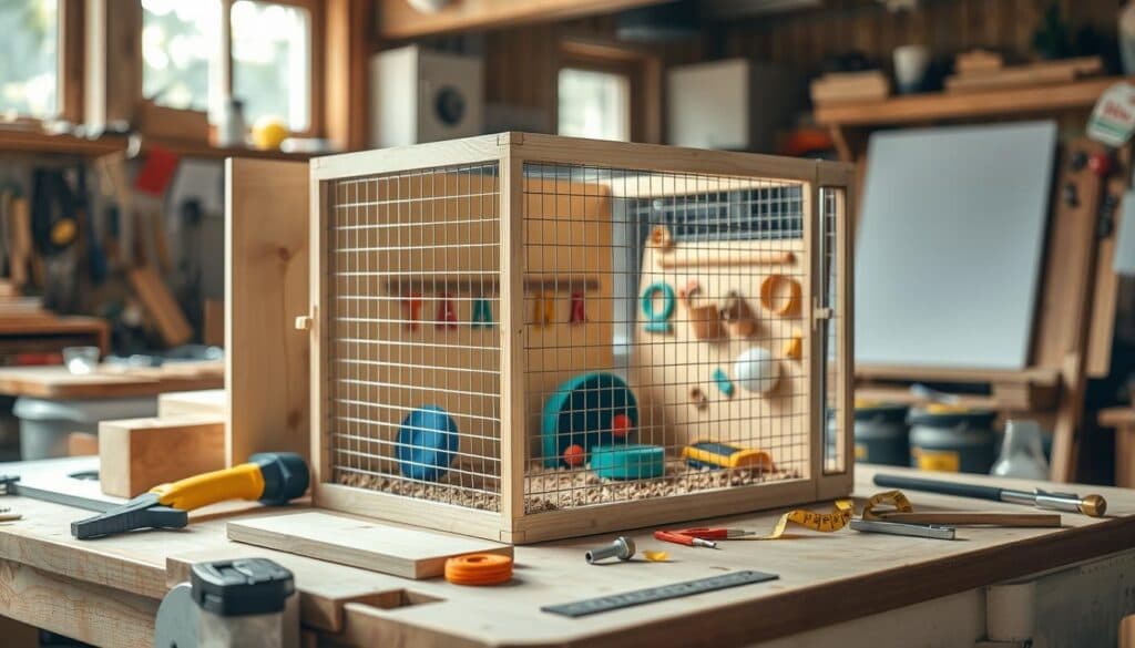 Hamsterkäfig selber bauen Anleitung