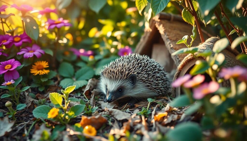 Igel Schutz im Garten