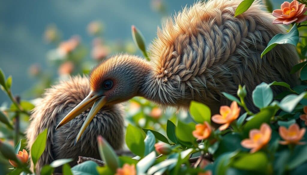 Kiwi Vogel in Māori Mythologie Kiwi Vogel in Māori Mythologie