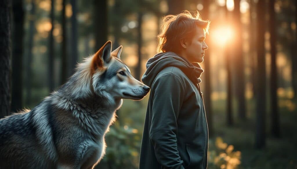 Wolf und Mensch Koexistenz Wolf und Mensch Koexistenz