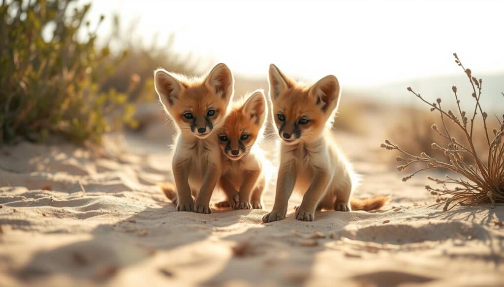 Wüstenfuchs Jungtiere Wüstenfuchs Jungtiere