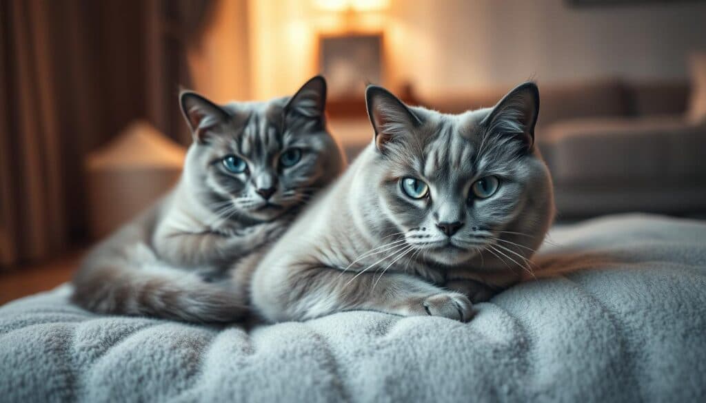 Gesundheitspflege für graue Katzen Gesundheitspflege für graue Katzen