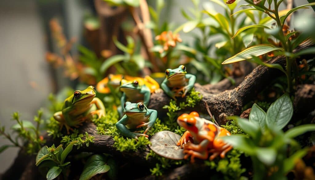 Ungiftige Frösche für Terrarium