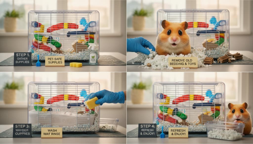 Hamster Grundreinigung Anleitung