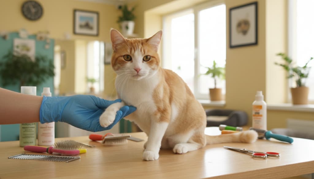 Katze scheren