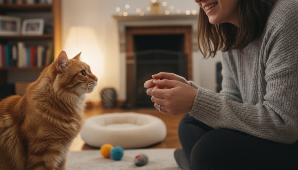 Schnurren und Blickkontakt Katzenliebe