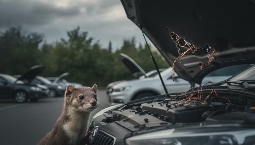 Marder Schäden an Autos