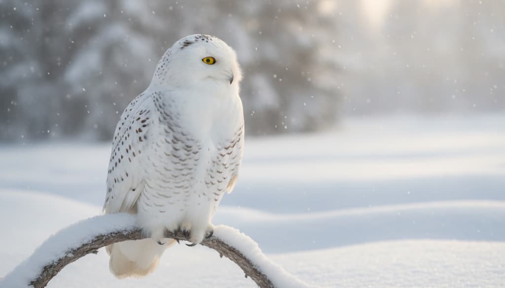 Schneeeule Steckbrief