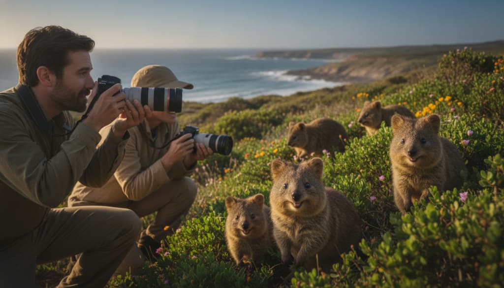 Tourismus und Schutz der Quokkas Tourismus und Schutz der Quokkas