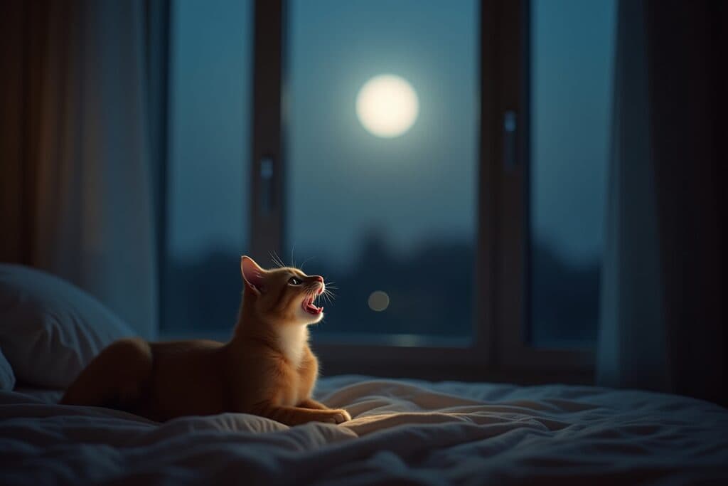 katze nachts miaut-Titel