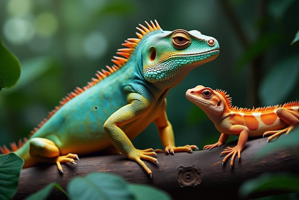 reptilien im regenwald-Titel