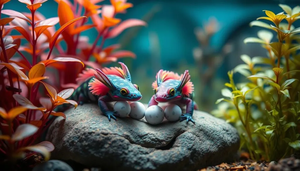 Axolotl Zucht und Fortpflanzung