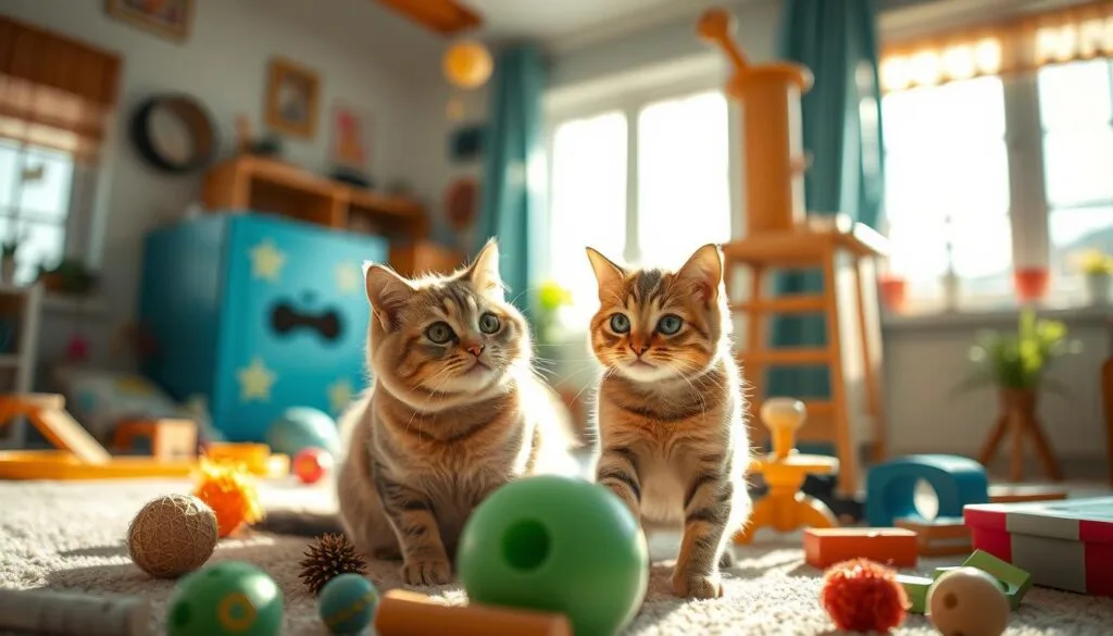 Britisch Kurzhaar Katze Beschäftigung