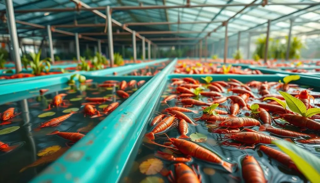 Flusskrebsfischerei Aquakultur