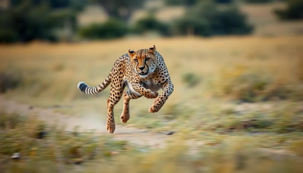 Gepard Geschwindigkeit