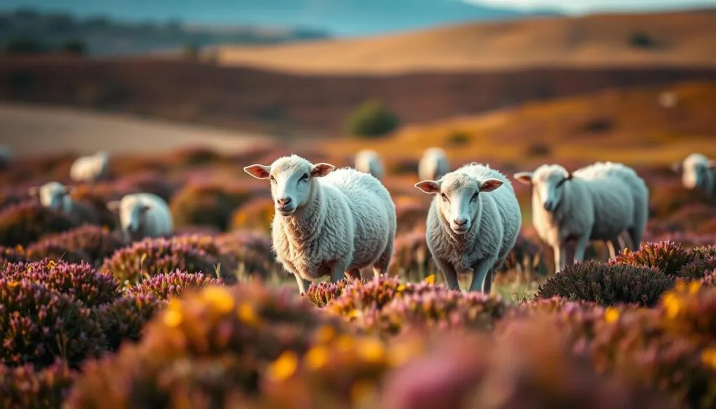 Heidschnucken Schafe