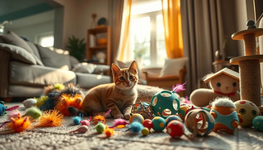 Katzen Spielzeug und Beschäftigung