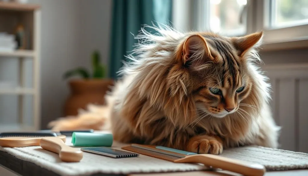 Katzenpflege und Haarausfall