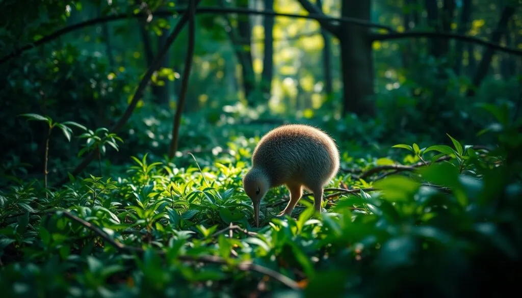 Kiwi Vogel Lebensraum