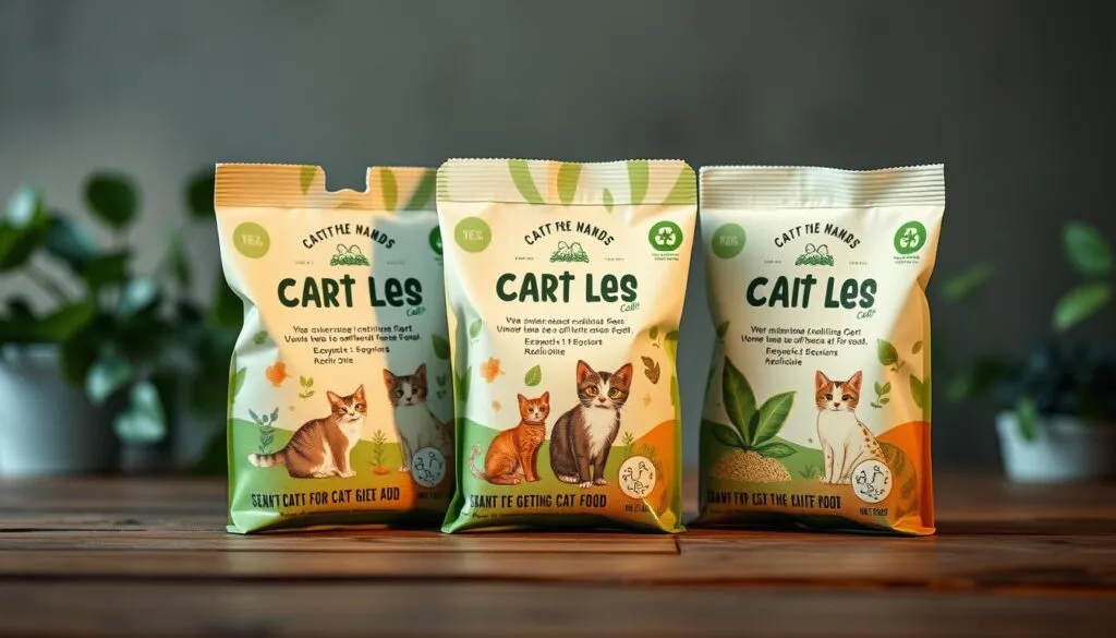 Nachhaltiges Katzenfutter Verpackung