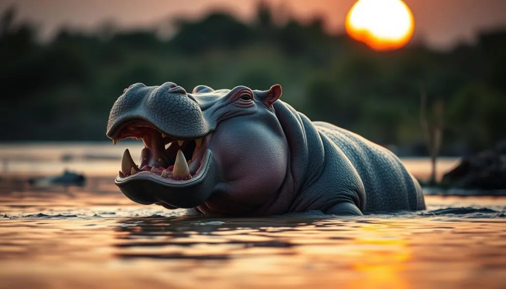 Nilpferd Gefahr Nilpferd Gefahr