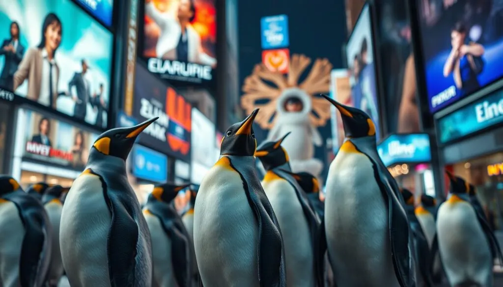 Pinguine in Kultur und Medien Pinguine in Kultur und Medien