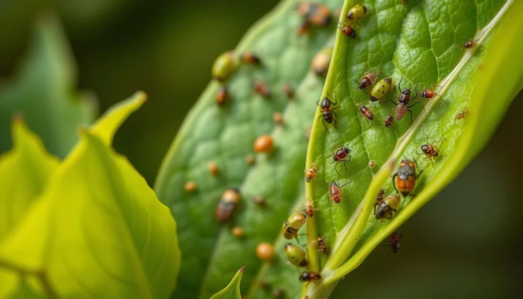 Schädlinge an Wandelnden Blättern Schädlinge an Wandelnden Blättern