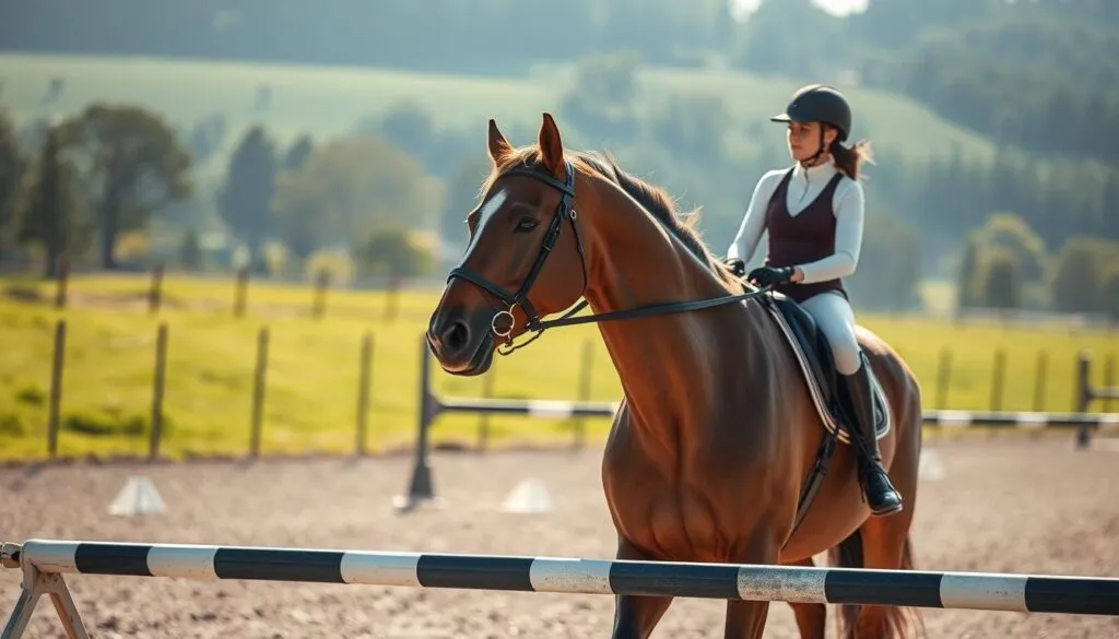 Vollblut Pferdetraining