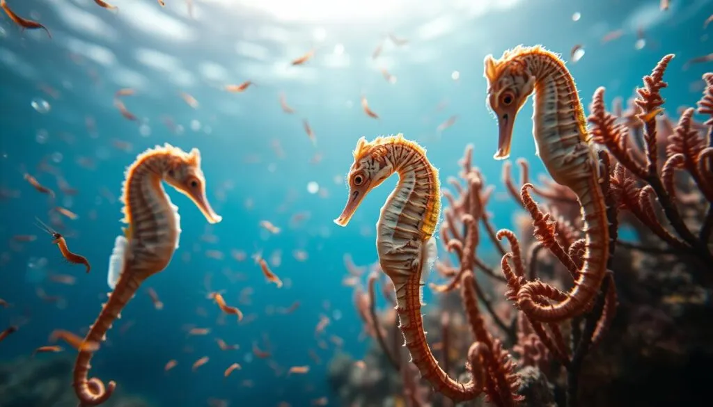 Was fressen Seepferdchen