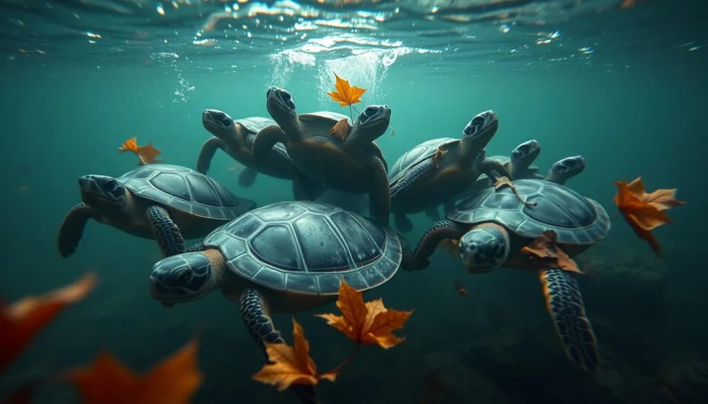 Wasserschildkröten Winterschlaf Anzeichen