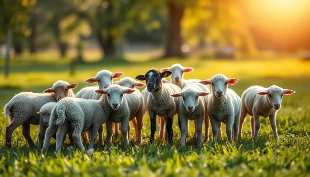Zwergschaf Herdenverhalten