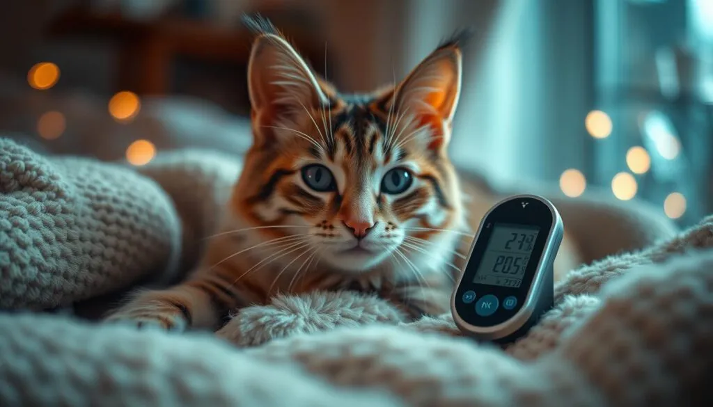 Katzenkörpertemperatur messen