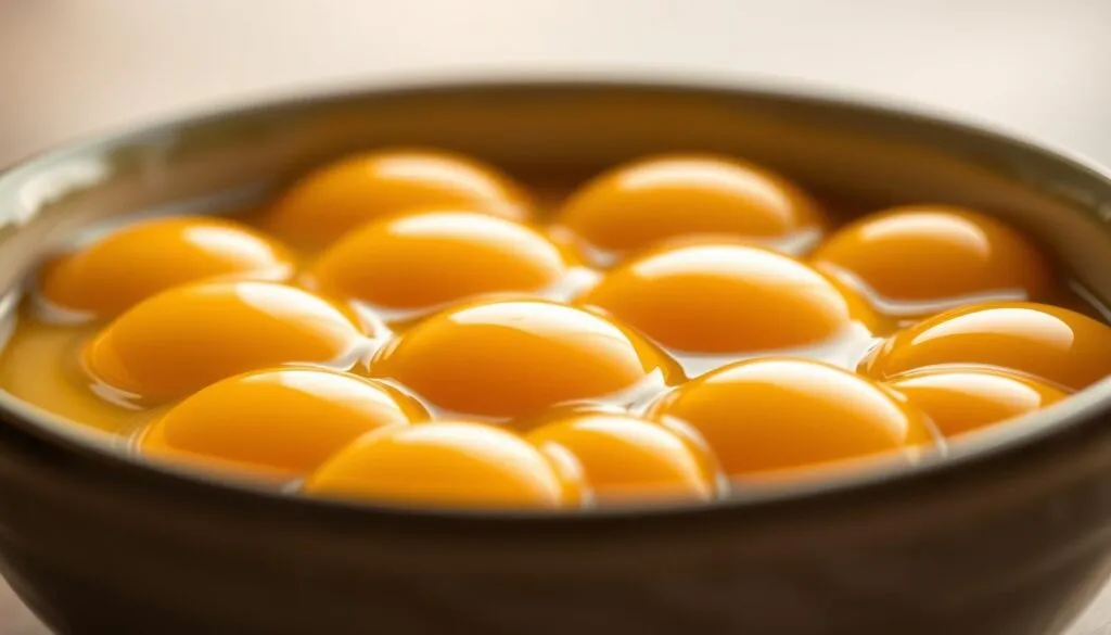 Eigelb Zubereitung für Katzen