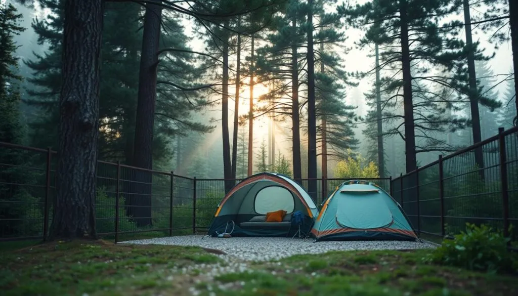 Hundezaun Camping