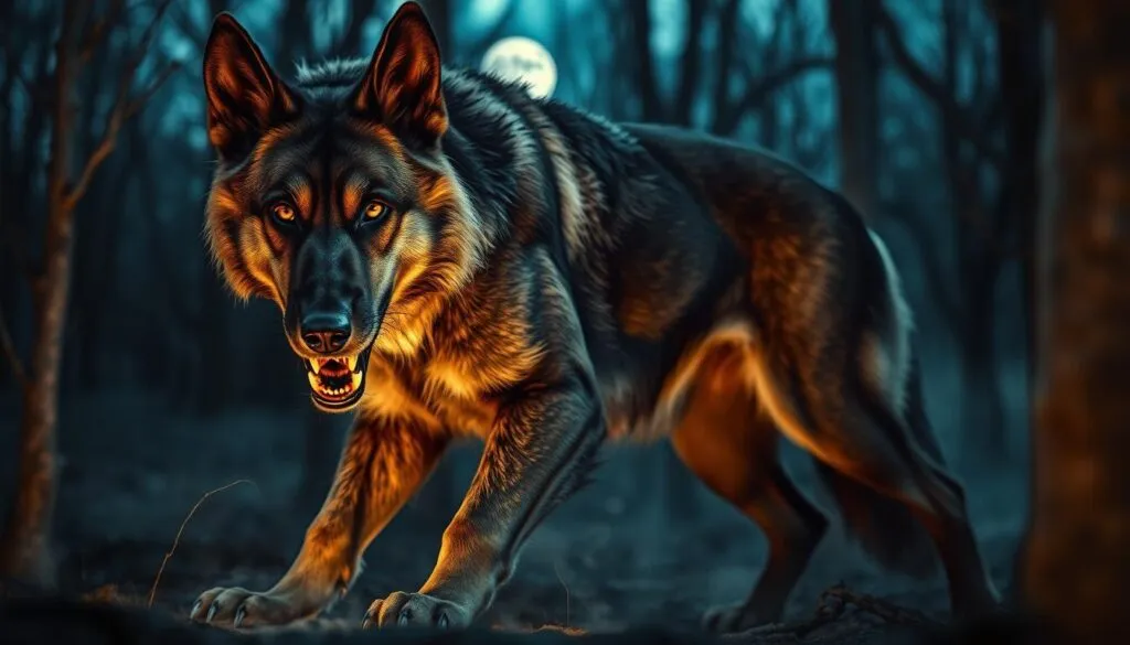 Werwolf Syndrom Hund