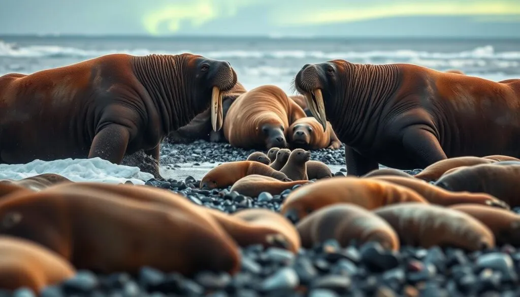 Walross Fortpflanzung Paarungszeit Walross Fortpflanzung Paarungszeit