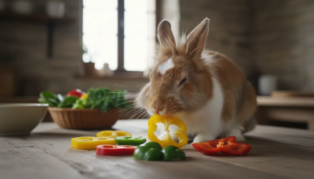 Dürfen Hasen Paprika essen