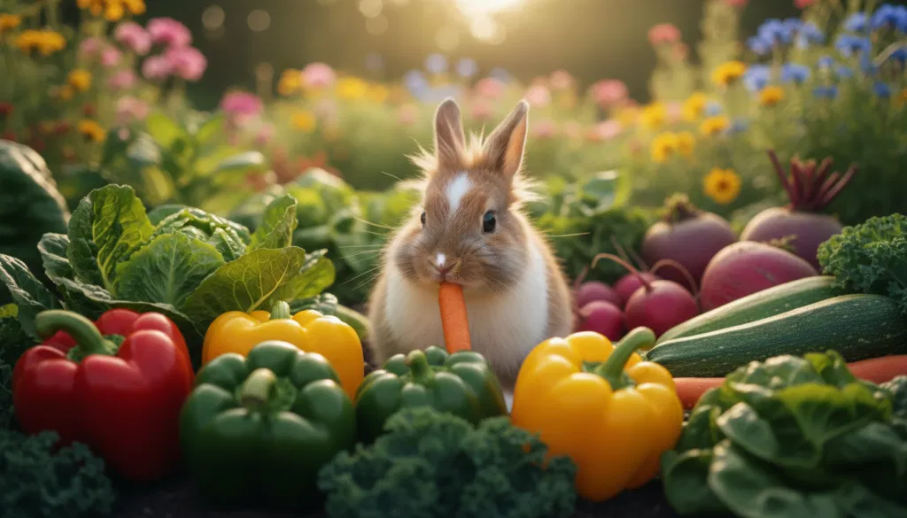 Gemüsevielfalt Kaninchen Ernährung