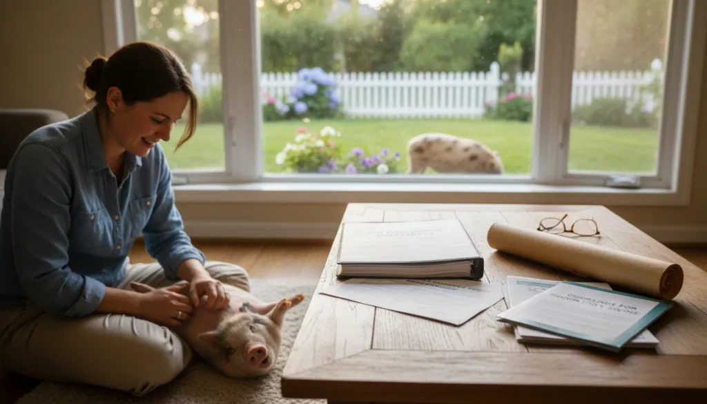 Rechtliche Voraussetzungen Minischweine Haltung