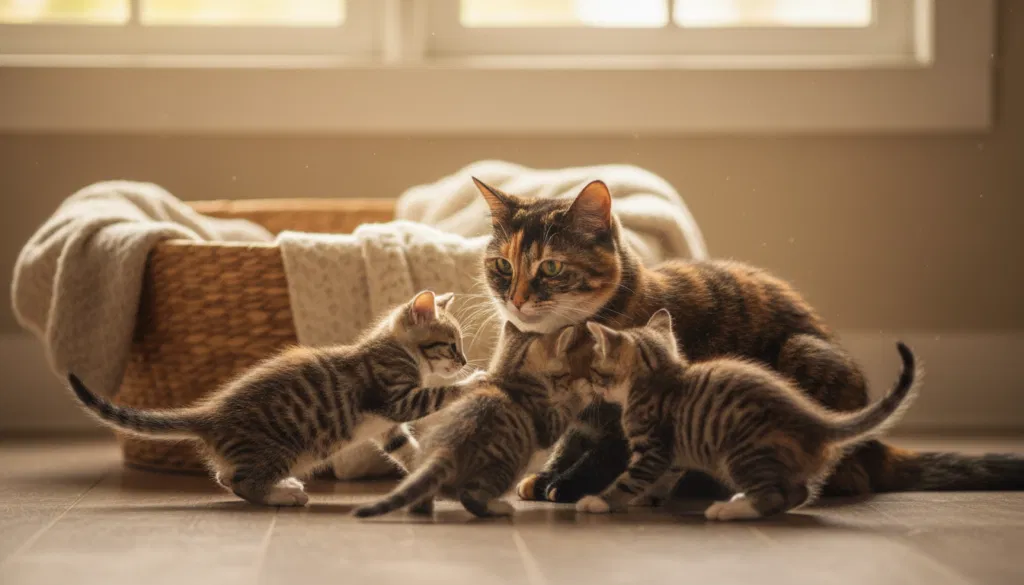 Erkennen Katzen ihre Mutter wieder