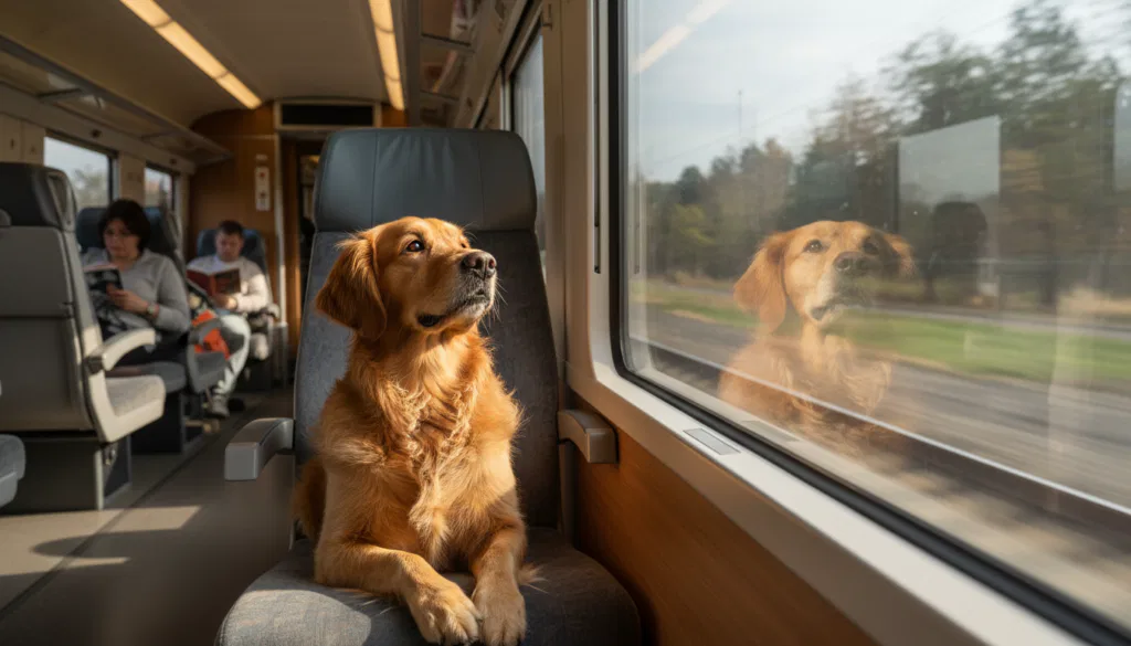 Hund im Zug mitnehmen