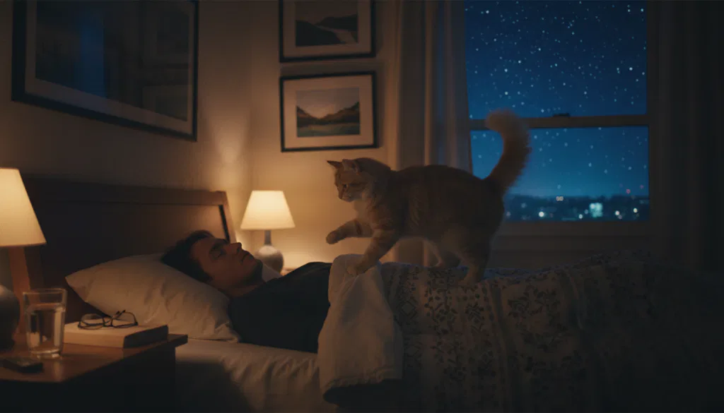 Katze weckt mich nachts