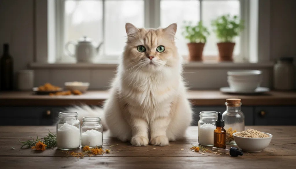 Katzen Schuppen Hausmittel