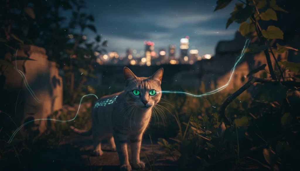 Sehvermögen und Nachtsicht bei Katzen