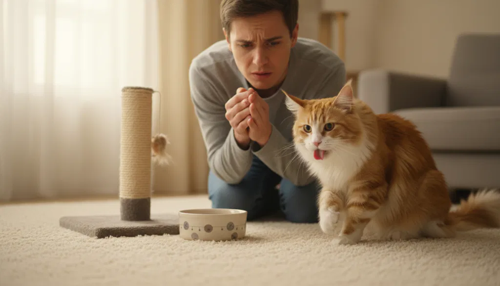 problematisches Leckverhalten bei Katzen