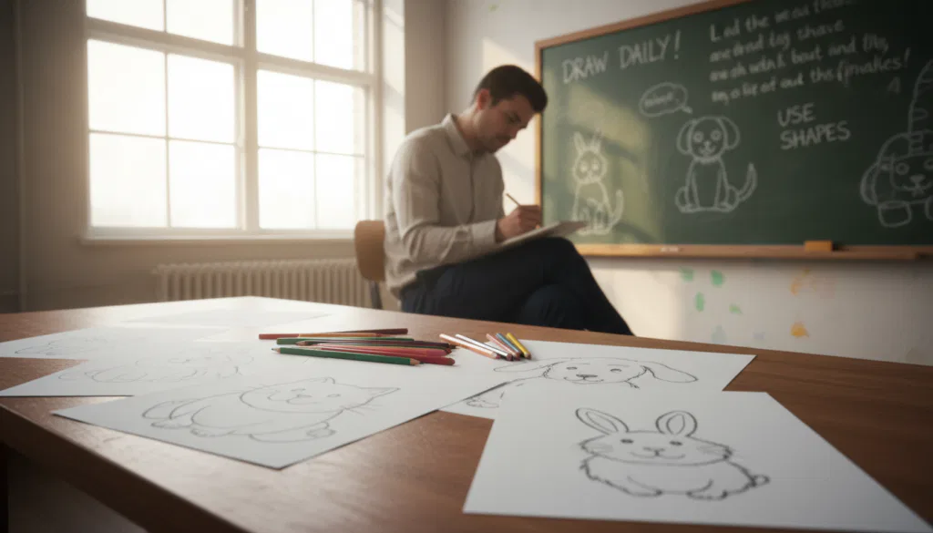 Einfache Tiere zeichnen