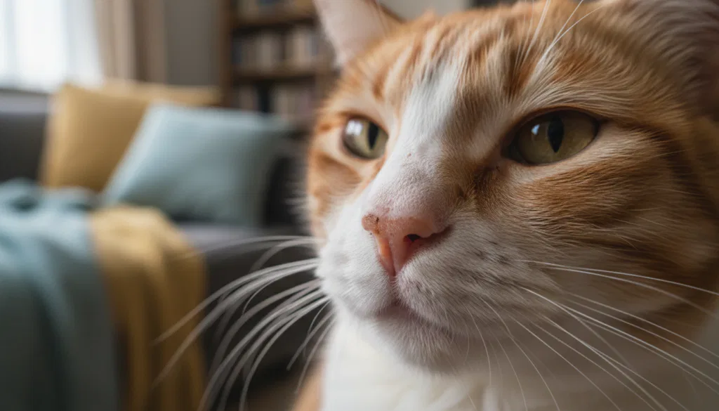 Katze Nase verkrustet