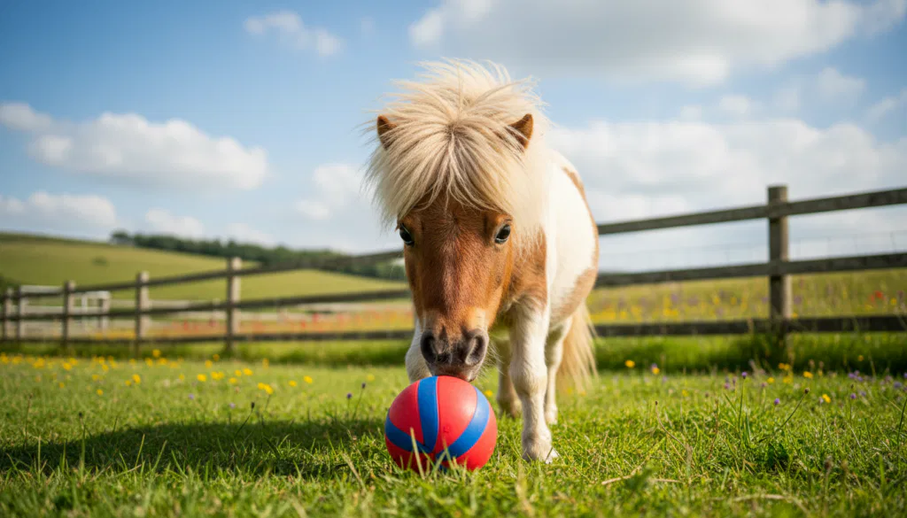 Langfristige Betreuung Mini Shetty Pony