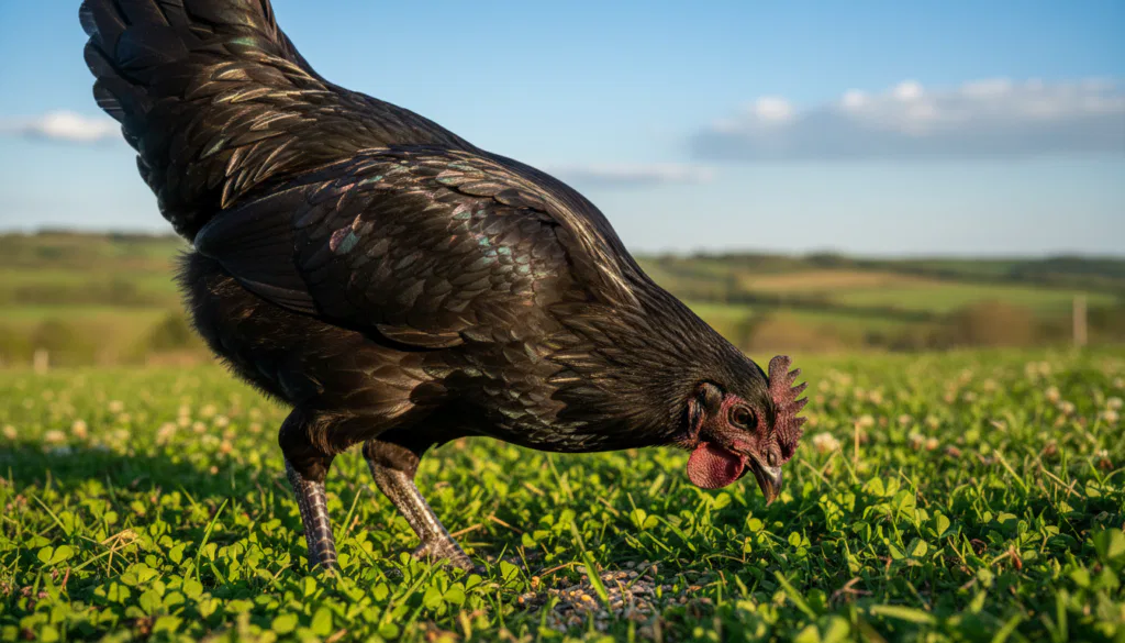 Schwarze Eier Hühner
